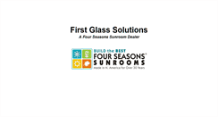 Desktop Screenshot of firstglasssolutions.com