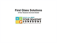 Tablet Screenshot of firstglasssolutions.com